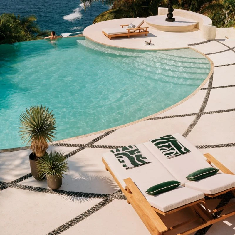 Parc Organic Cotton Green Beach Towel 6 Parc Organic Cotton Green Beach Towel - Image 6