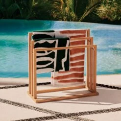 Parc Organic Cotton Green Beach Towel 10 Parc Organic Cotton Green Beach Towel -Furniture Sales Store CB2SU23 RC 02C HERO 2