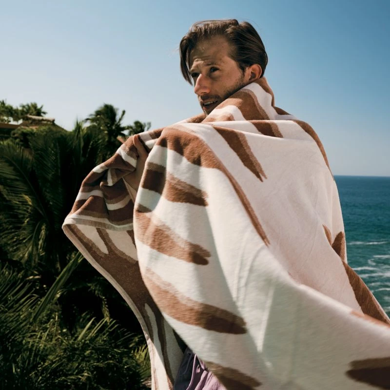 Gato Organic Cotton Tiger Print Beach Towel 6 Gato Organic Cotton Tiger Print Beach Towel - Image 6