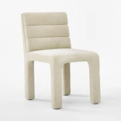Castell Cream Channel Tufted Dining Chair -Furniture Sales Store CastellTftdDiningChrSsm3QSSF22