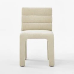 Castell Cream Channel Tufted Dining Chair -Furniture Sales Store CastellTftdDiningChrSsmSOSSF22