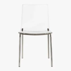 Chiaro Clear Chair Nickel 13 Chiaro Clear Chair Nickel -Furniture Sales Store ChiaroChairNickelSOF19