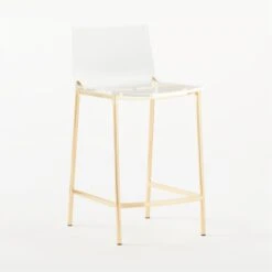 Chiaro Clear Counter Stool Gold Set Of 2 10 Chiaro Clear Counter Stool Gold Set Of 2 -Furniture Sales Store ChiaroClrCntrStl24inGold3QSSS21