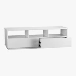 Chill High-Gloss White Media Console 60'' -Furniture Sales Store ChillMediaConsoleAV2F10