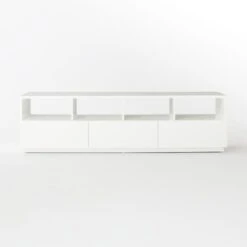 Chill High-Gloss White Media Console 80'' -Furniture Sales Store ChillMediaConsoleLargeSOSSS21