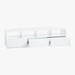 Chill High-Gloss White Media Console 80'' -Furniture Sales Store ChillMediaConsoleLgAV2F17