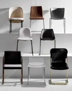 Chiaro Clear Chair Nickel 11 Chiaro Clear Chair Nickel -Furniture Sales Store ChordWovenBackDiningChairAG19