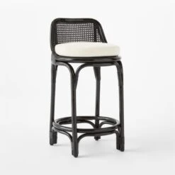 Coba Black Rattan Counter Stool Set Of 2 10 Coba Black Rattan Counter Stool Set Of 2 -Furniture Sales Store CobaCaneCounterStool3QSSF22