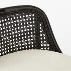 Coba Black Rattan Counter Stool -Furniture Sales Store CobaCaneCounterStoolAVSSF22 1