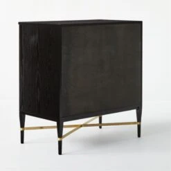 Connoisseur 5-Drawer Black Oak Wood Dresser Model 1003 14 Connoisseur 5-Drawer Black Oak Wood Dresser Model 1003 -Furniture Sales Store ConnoisseurDresser3QBSSS21