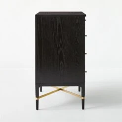 Connoisseur 5-Drawer Black Oak Wood Dresser Model 1003 13 Connoisseur 5-Drawer Black Oak Wood Dresser Model 1003 -Furniture Sales Store ConnoisseurDresserSDSSS21