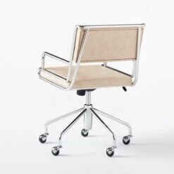 Court Pearl Vegan Leather Office Chair -Furniture Sales Store CourtOfficeChair3QBSSS21