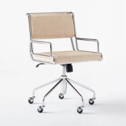 Court Pearl Vegan Leather Office Chair -Furniture Sales Store CourtOfficeChair3QSSS21