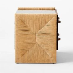 Crillo 2-Drawer Brown Nightstand With Mirror Top 15 Crillo 2-Drawer Brown Nightstand With Mirror Top -Furniture Sales Store CrilloNatNightstandSDSSF21