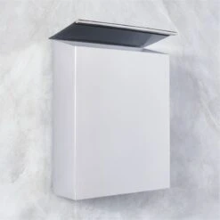 Damon Polished Stainless Vertical Mailbox -Furniture Sales Store DamonVrtPldSSMailboxAV2SHF22