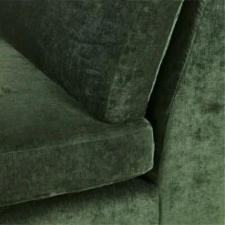 Decker Green Performance Velvet Armless Loveseat 11 Decker Green Performance Velvet Armless Loveseat -Furniture Sales Store Decker3PcGrnALChrSctSofaAVSSF23 1