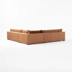 Deseo 3-Piece Modular Copper Brown Performance Velvet Sectional Sofa 9 Deseo 3-Piece Modular Copper Brown Performance Velvet Sectional Sofa -Furniture Sales Store Deseo3PcCpprSectSofa3QBSSF23