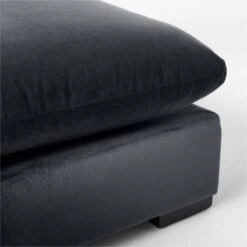 Deseo Charcoal Grey Performance Velvet Armless Loveseat 11 Deseo Charcoal Grey Performance Velvet Armless Loveseat -Furniture Sales Store DeseoChcVltArmlessChairAVSSF23 1