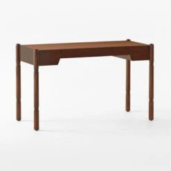 Dreher Brown Leather Desk With Drawer 13 Dreher Brown Leather Desk With Drawer -Furniture Sales Store DreherWoodDesk3QSSS22