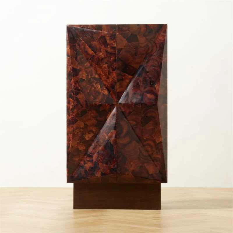 Dresden Penshell Bar Cabinet 1 Dresden Penshell Bar Cabinet