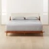 Drommen Acacia Wood Platform Queen Bed