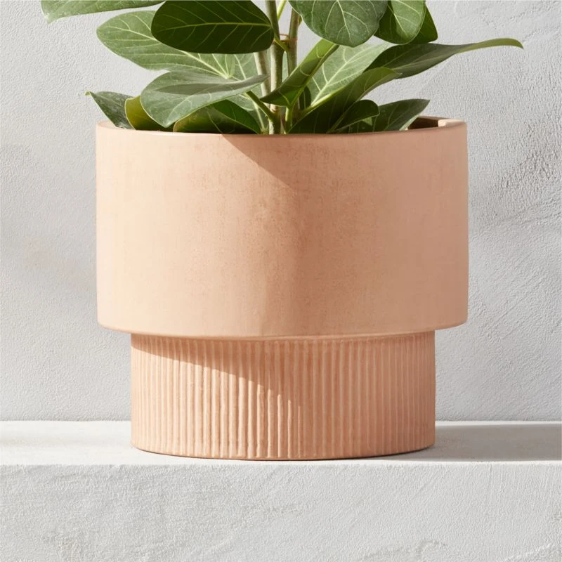 Efrem Terracotta Outdoor Planter Small 3 Efrem Terracotta Outdoor Planter Small - Image 3