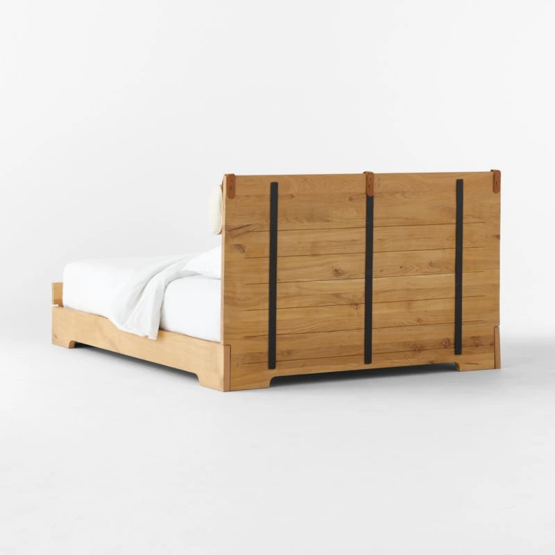 Elwood White Oak Queen Bed 4 Elwood White Oak Queen Bed - Image 4