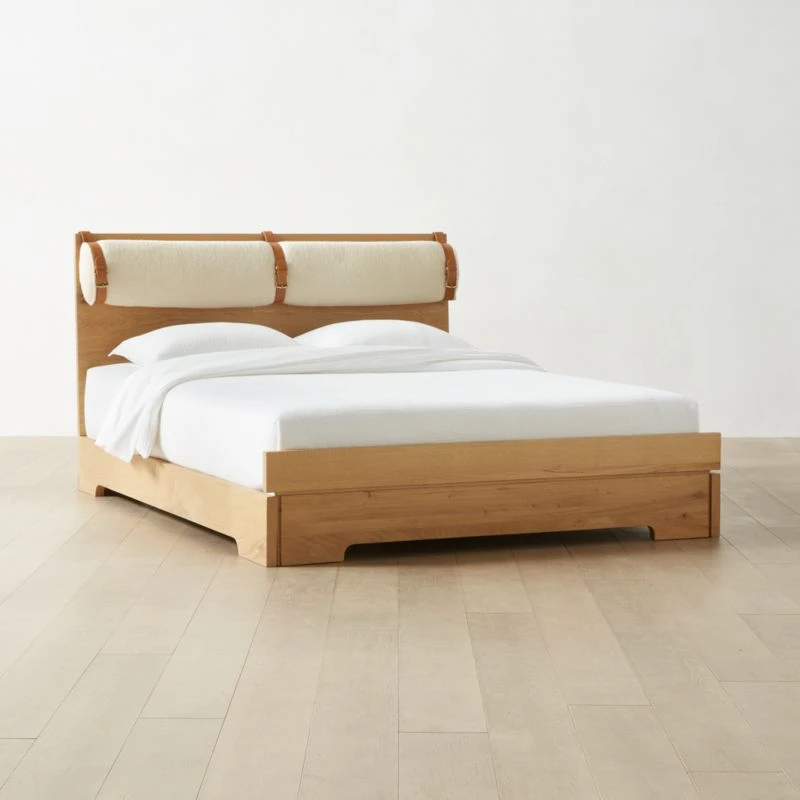 Elwood White Oak Queen Bed 2 Elwood White Oak Queen Bed - Image 2