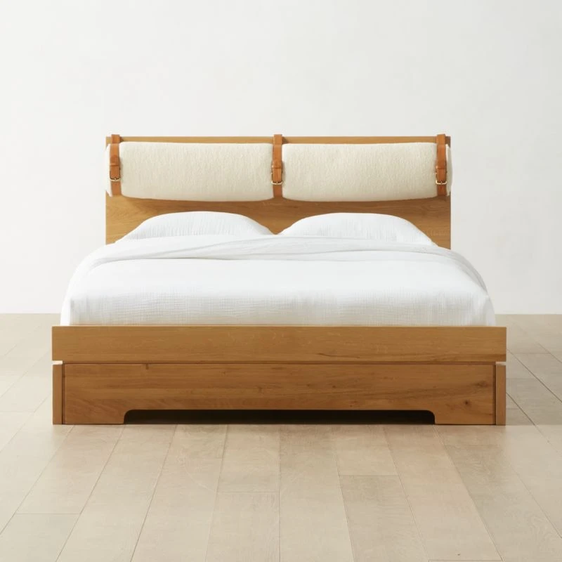 Elwood White Oak Queen Bed 1 Elwood White Oak Queen Bed