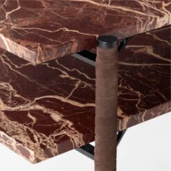 Ember Red Marble Console Table -Furniture Sales Store EmberRdMrblConsoleTableAVSSF22