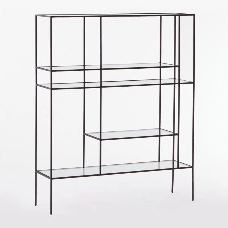 Euclidean Black Metal Etagere 4 Euclidean Black Metal Etagere - Image 4