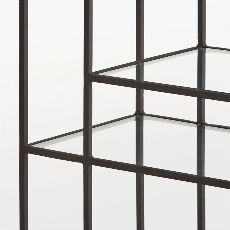 Euclidean Black Metal Etagere 6 Euclidean Black Metal Etagere - Image 6