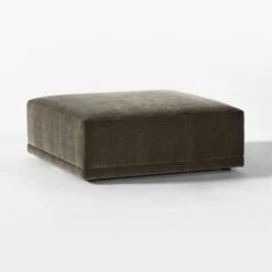 Faible Grey Performance Velvet Ottoman 8 Faible Grey Performance Velvet Ottoman -Furniture Sales Store FaibleGreyVlvtOttoman3QSSS23