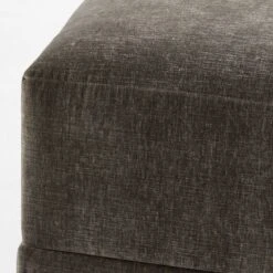 Faible Grey Performance Velvet Ottoman 9 Faible Grey Performance Velvet Ottoman -Furniture Sales Store FaibleGreyVlvtOttomanAVSSS23