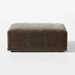 Faible Grey Performance Velvet Ottoman 7 Faible Grey Performance Velvet Ottoman -Furniture Sales Store FaibleGreyVlvtOttomanSOSSS23