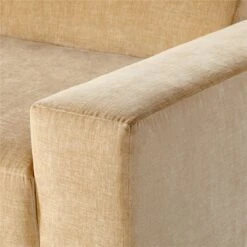 Faible 6-Piece U-Shaped Wheat Performance Velvet Sectional Sofa With Right Arm -Furniture Sales Store FaibleWhtVlvtRA6PcSectAVSSS23