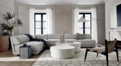 Cap Ivory Cement Coffee Table -Furniture Sales Store FamiliaCollRhapsodeFB20