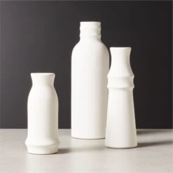 Fleur Off-White Bud Vase Set Of 3