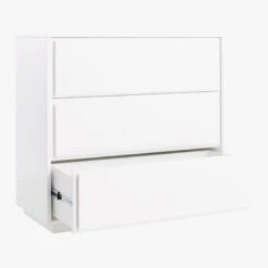 Gallery 3-Drawer White Dresser 14 Gallery 3-Drawer White Dresser -Furniture Sales Store GalleryChestWhite3QAVS19