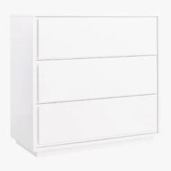 Gallery 3-Drawer White Dresser 13 Gallery 3-Drawer White Dresser -Furniture Sales Store GalleryChestWhite3QS19
