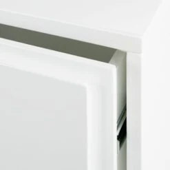 Gallery 2-Drawer High-Gloss White Nightstand -Furniture Sales Store GalleryNighstandAVS19