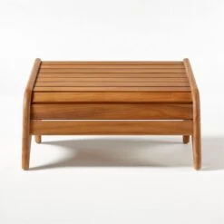 Gartner Teak Outdoor Ottoman -Furniture Sales Store GartnerTeakLoungeOttomanSOSSS21