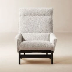 Grosseto Peppered Grey Boucle Lounge Chair