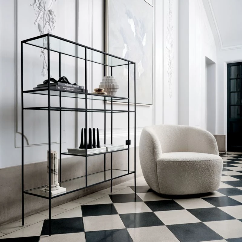 Euclidean Black Metal Etagere 3 Euclidean Black Metal Etagere - Image 3