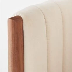 Half Moon Ivory Velvet Counter Stool -Furniture Sales Store HalfMoonCounterStoolAVSSS22