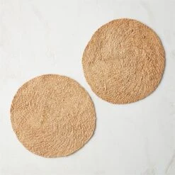 June Round Woven Placemat -Furniture Sales Store JuneRoundNatPlacementAV2SHS22