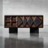 Paseo Carved Wood Media Console