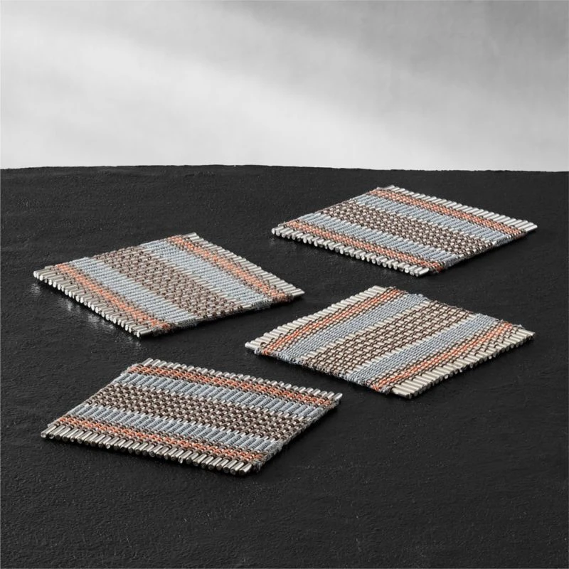 Tuareg Metal Coasters Set Of 4 1 Tuareg Metal Coasters Set Of 4