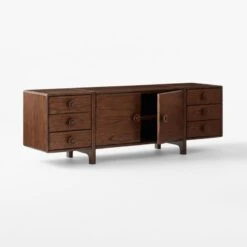 Knap Wood Media Cabinet -Furniture Sales Store KnapMediaCredenza3QAVSSF23