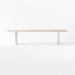 Landscape Live Edge XL White Washed Wood Dining Table -Furniture Sales Store LandscapeDnTb118inSOSSS22